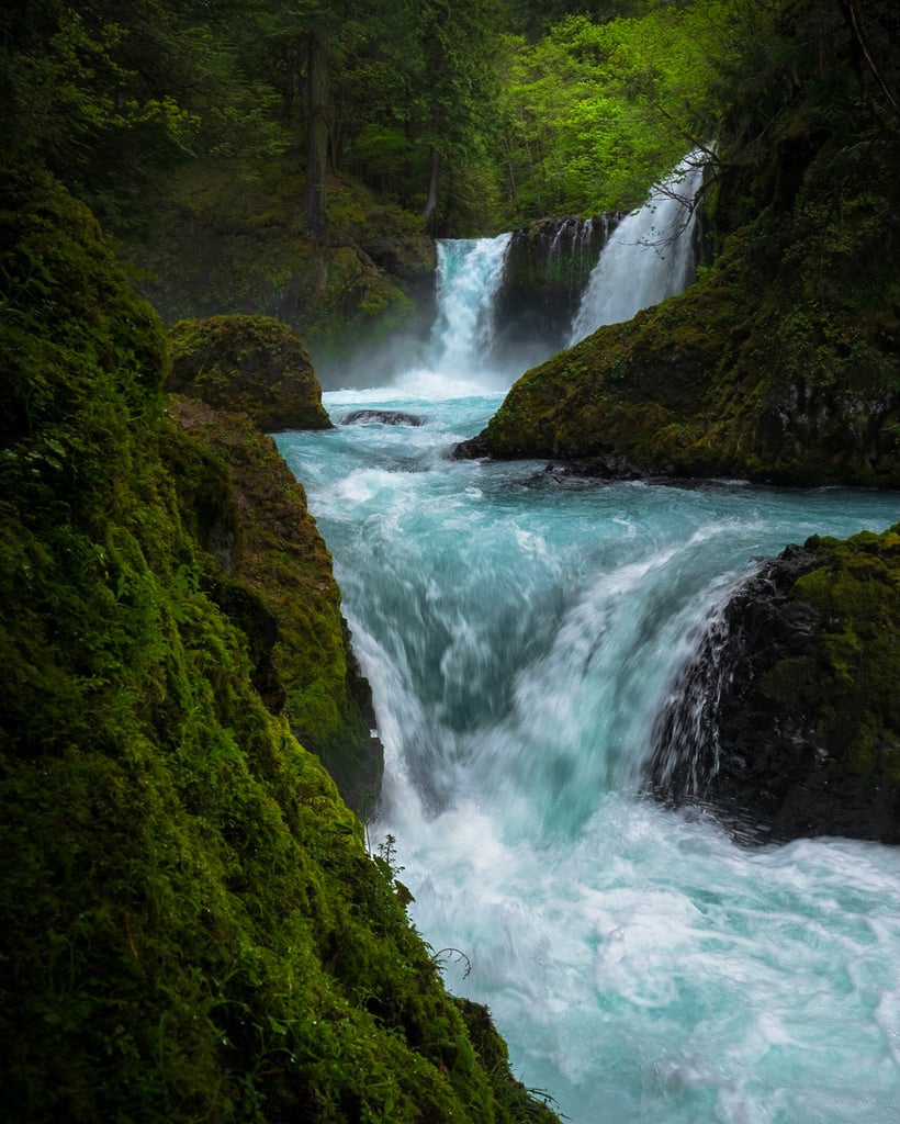 Time-lapse Photography of Flowing Waterfall